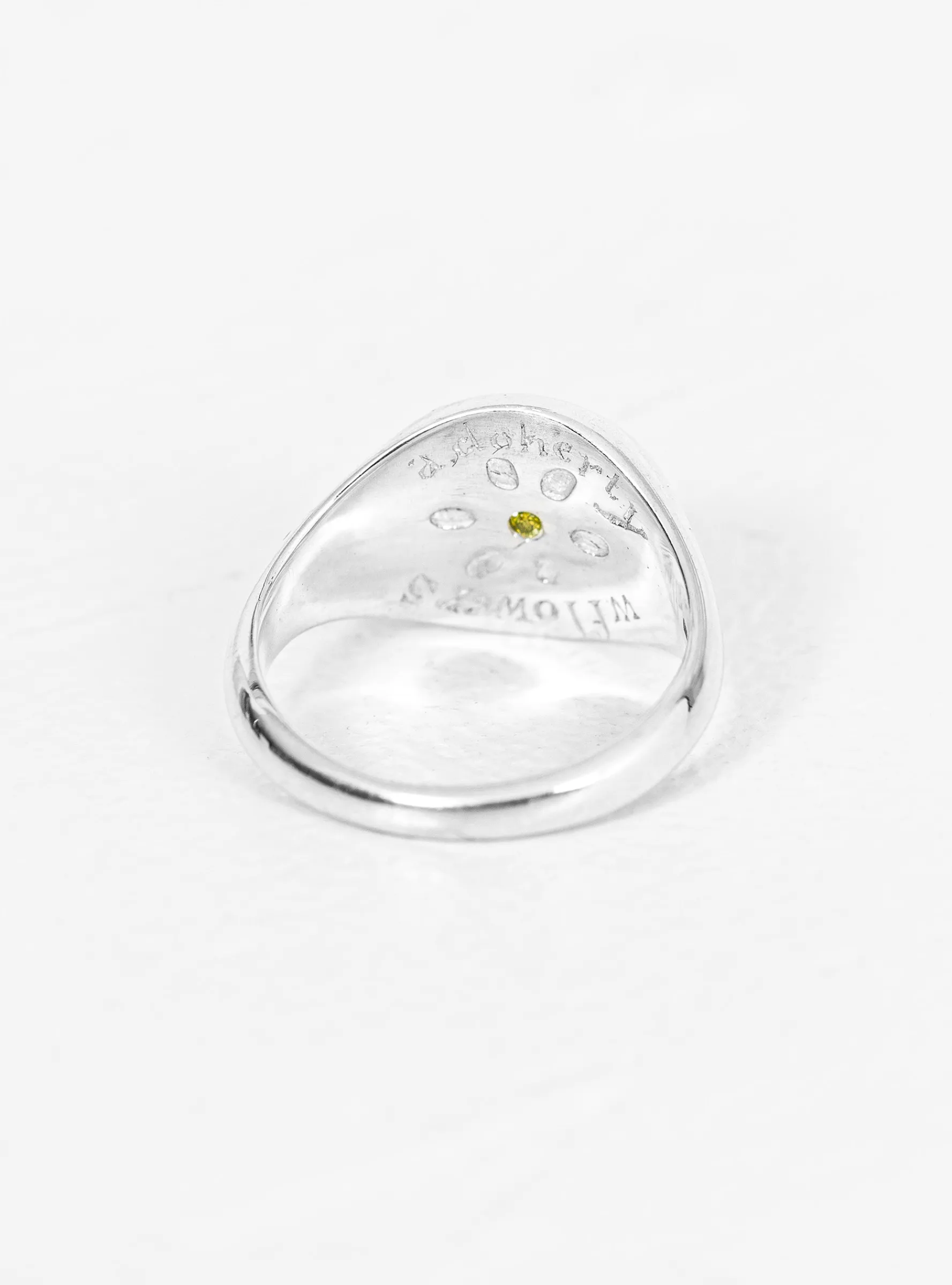 Snail Diamond Ring Silver<Alec Doherty New