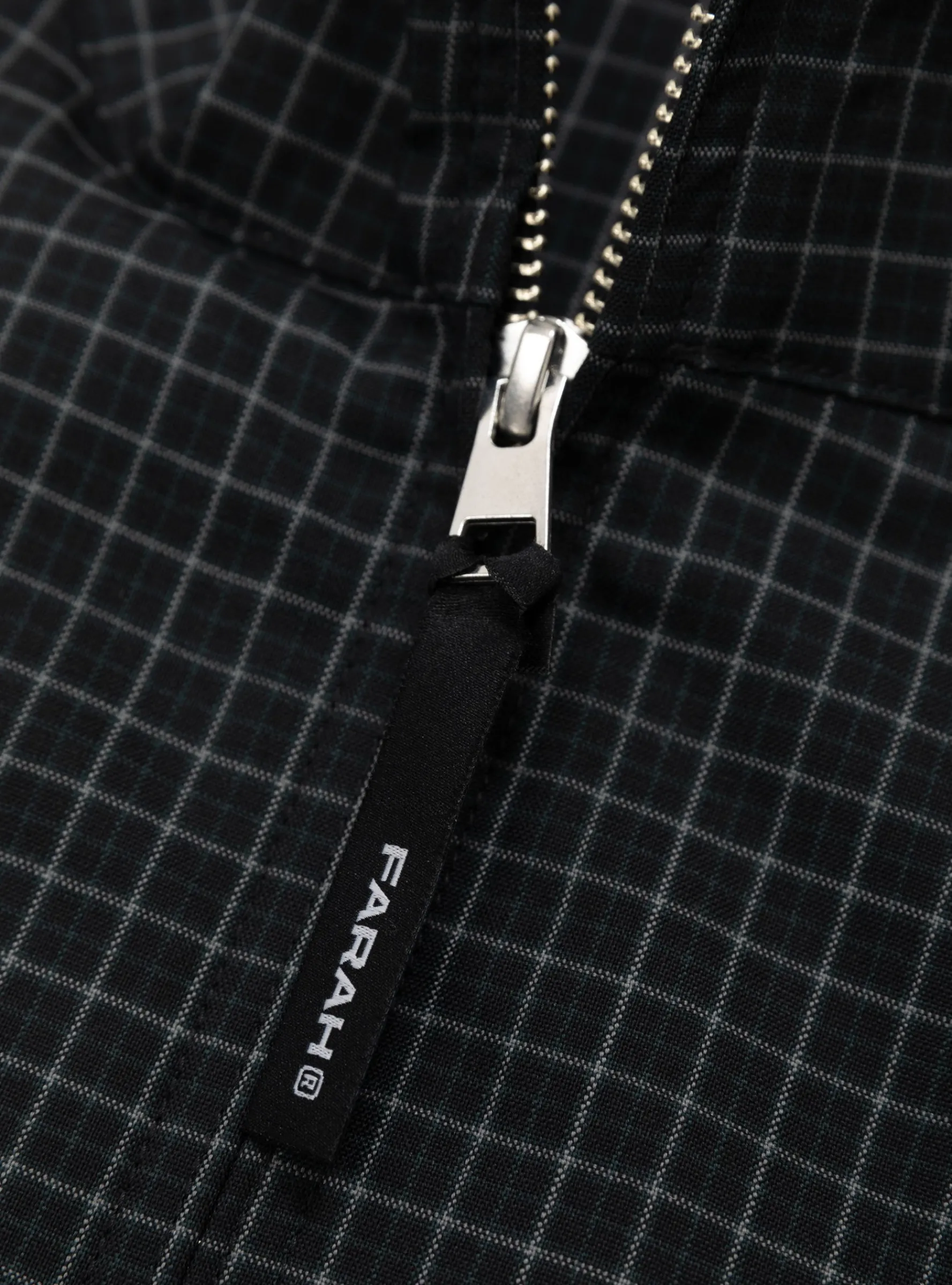 Stand Collar Zip Up Blouson Check<Farah Japan Online