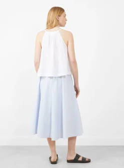 Stripe Circular Skirt Sax<nanamica Best