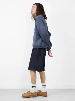 STU Applique Crew Black<Stüssy Discount