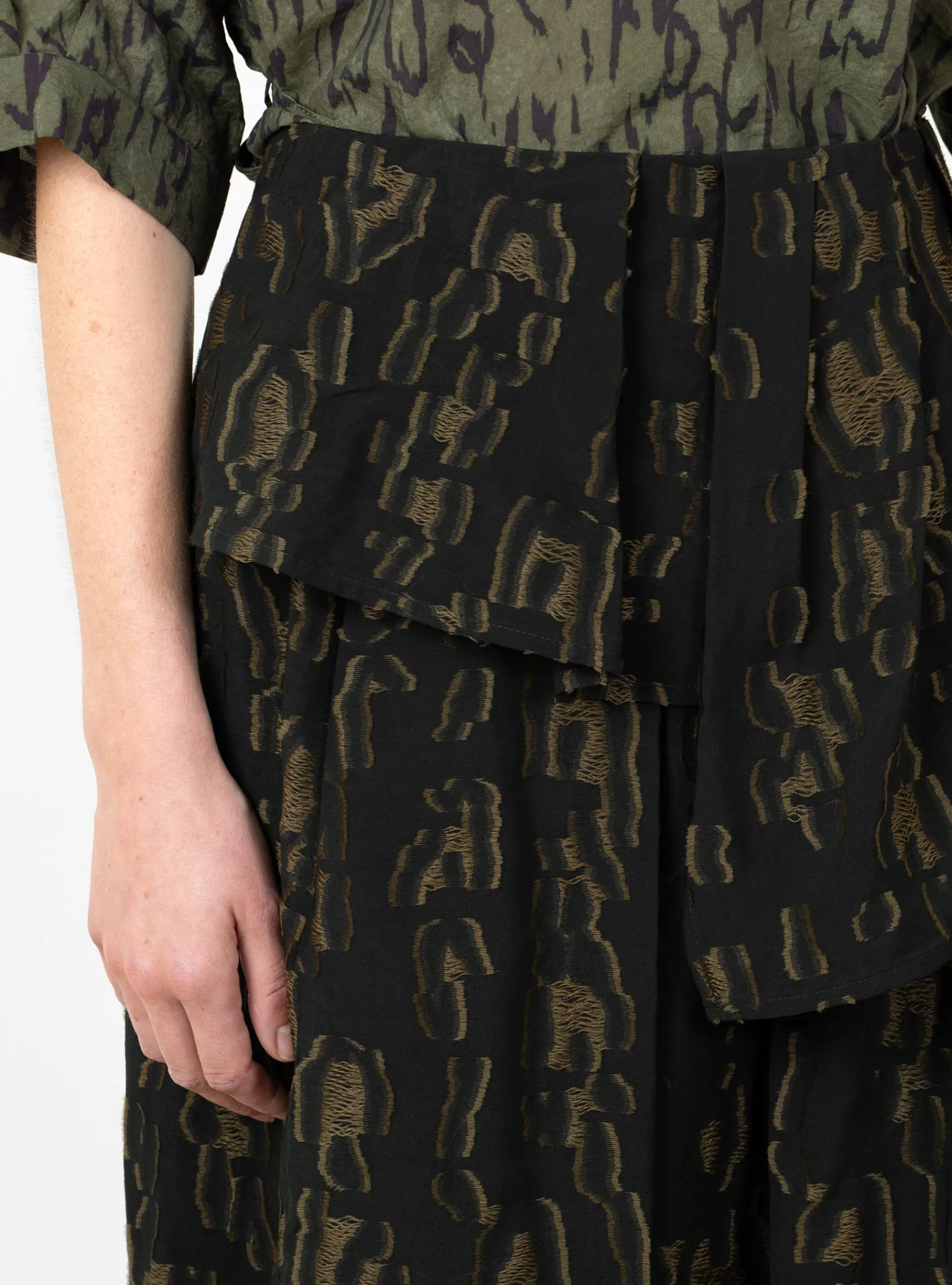 Sukuti Skirt Black Gold<Christian Wijnants Fashion