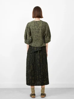 Sukuti Skirt Black Gold<Christian Wijnants Fashion