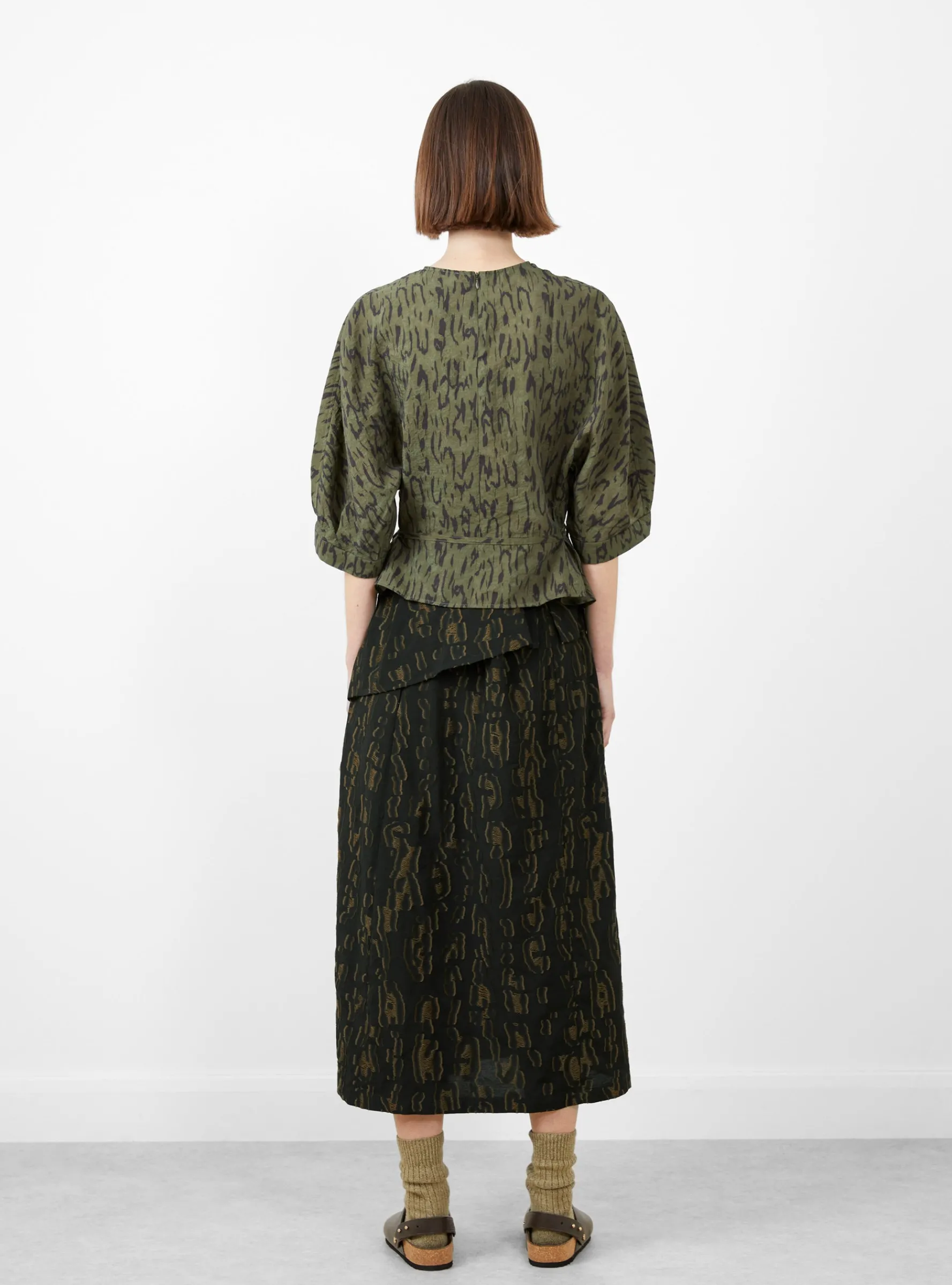 Sukuti Skirt Black Gold<Christian Wijnants Fashion