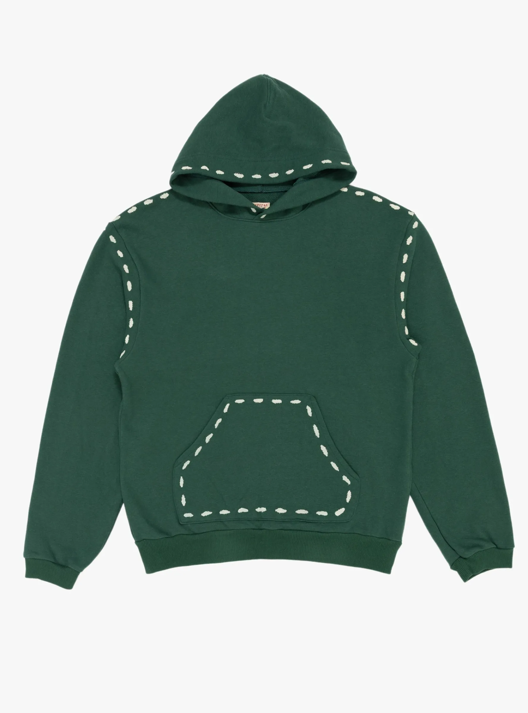 SWT Knit Marionette Hoodie Green<Kapital Best