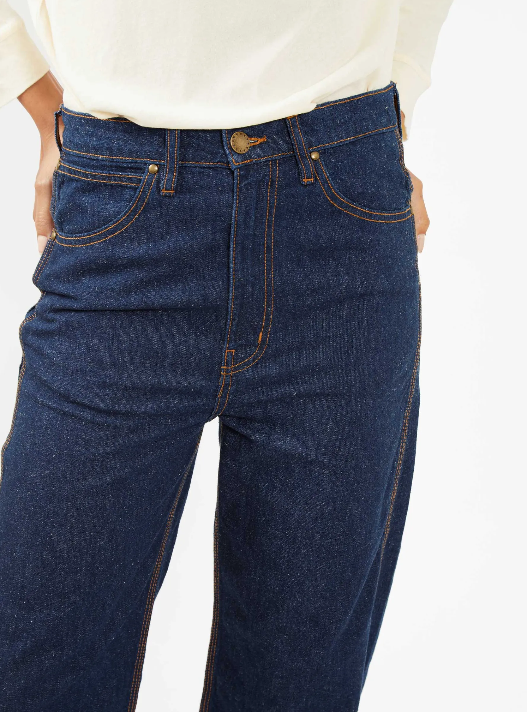 The Miner Rinse Wash Jeans Blue<THE GREAT. Online