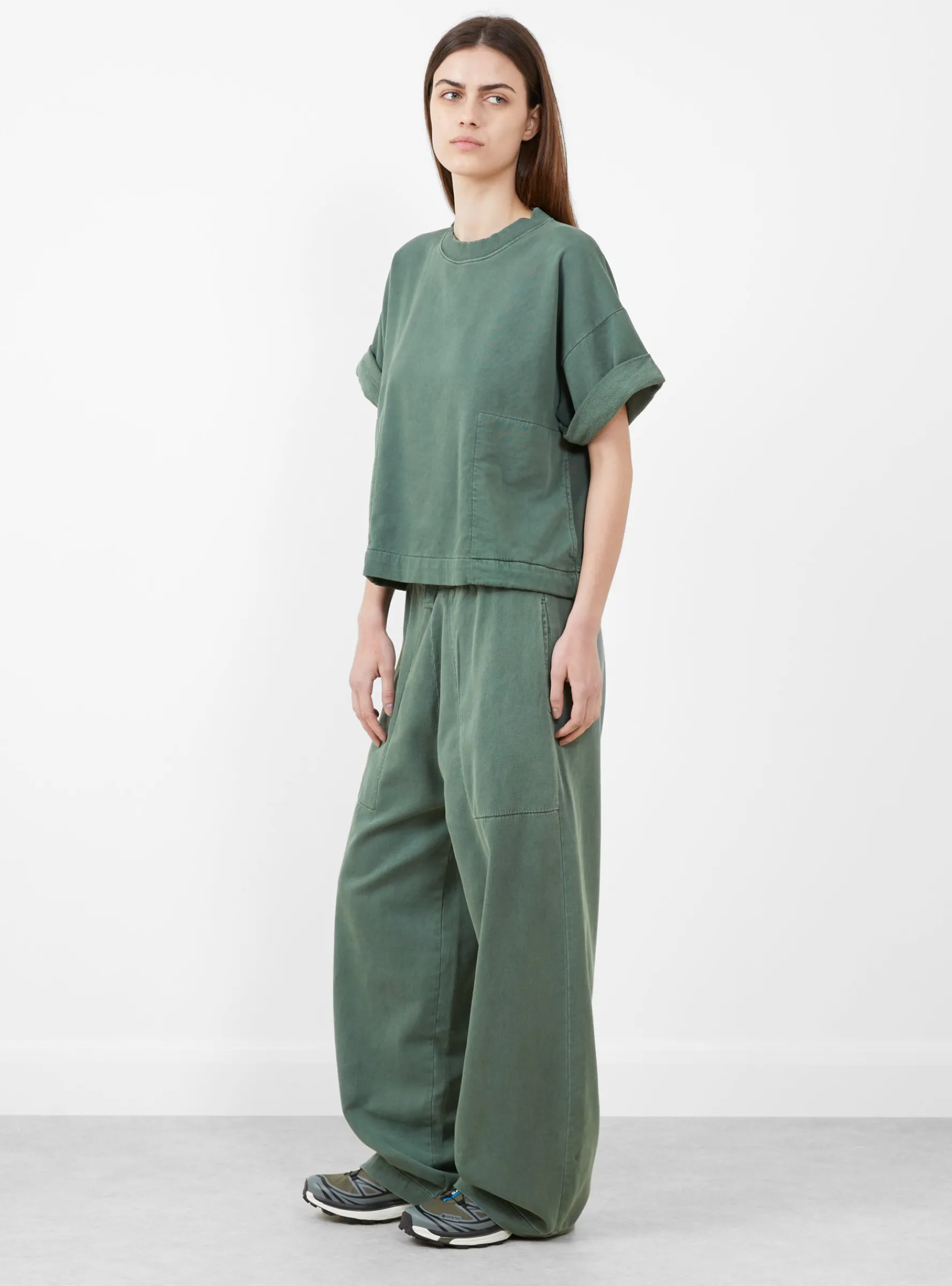 U Reformer Twill Jersey Pants Forest Green<Girls of Dust Outlet