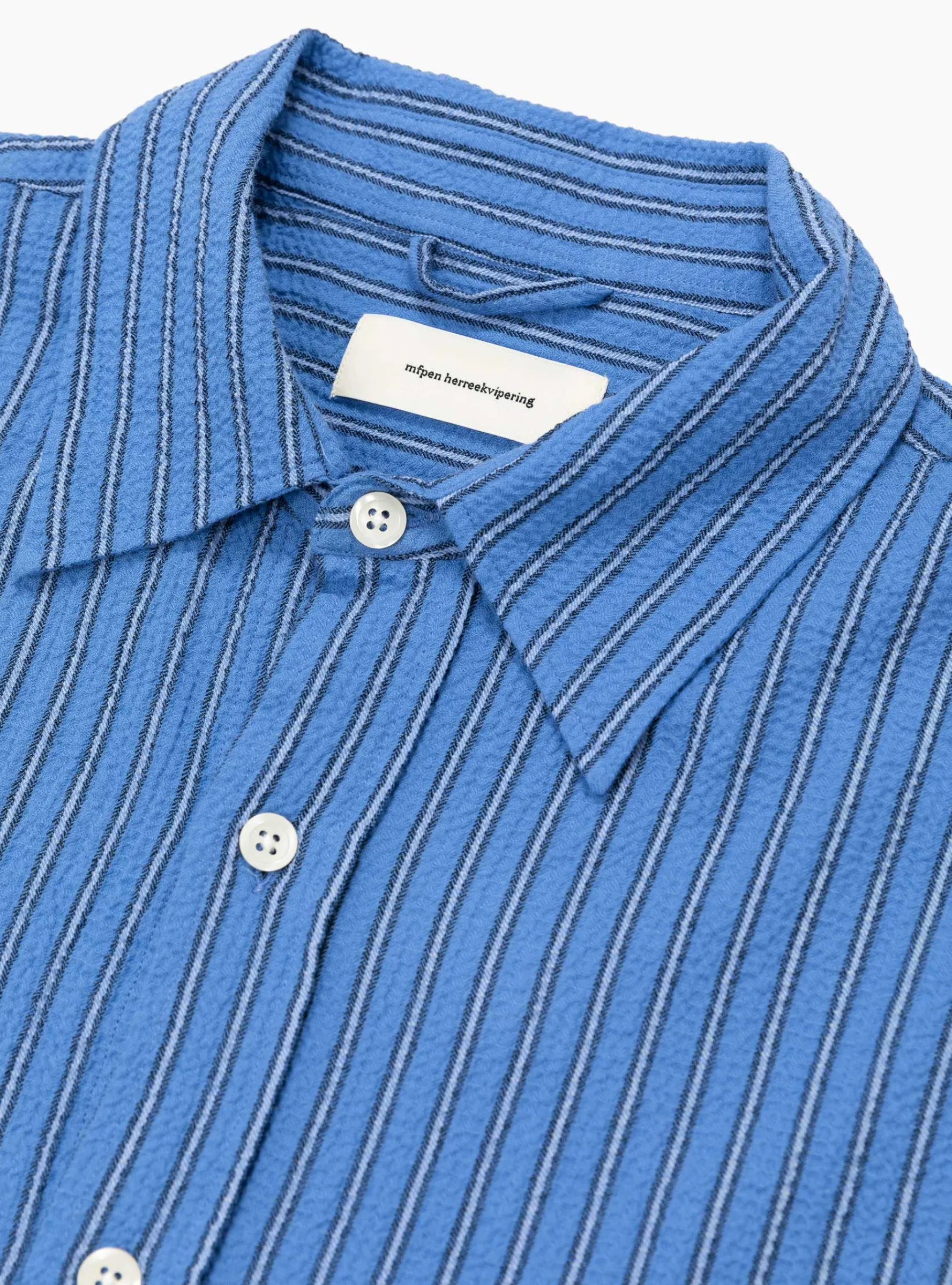 Vacation Shirt Textured Business Stripe<mfpen New