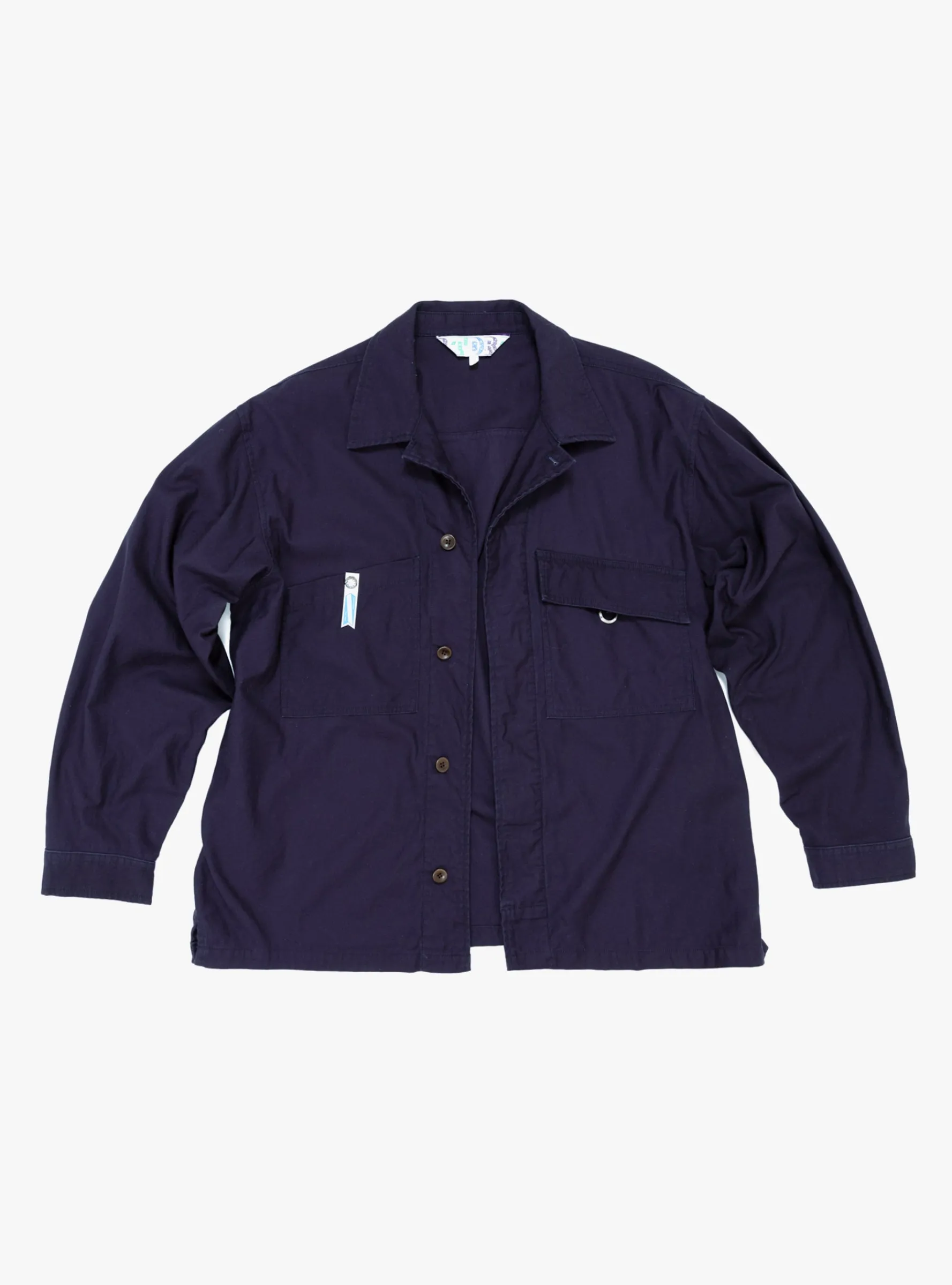 Warden Shirt Navy<TDR Sale
