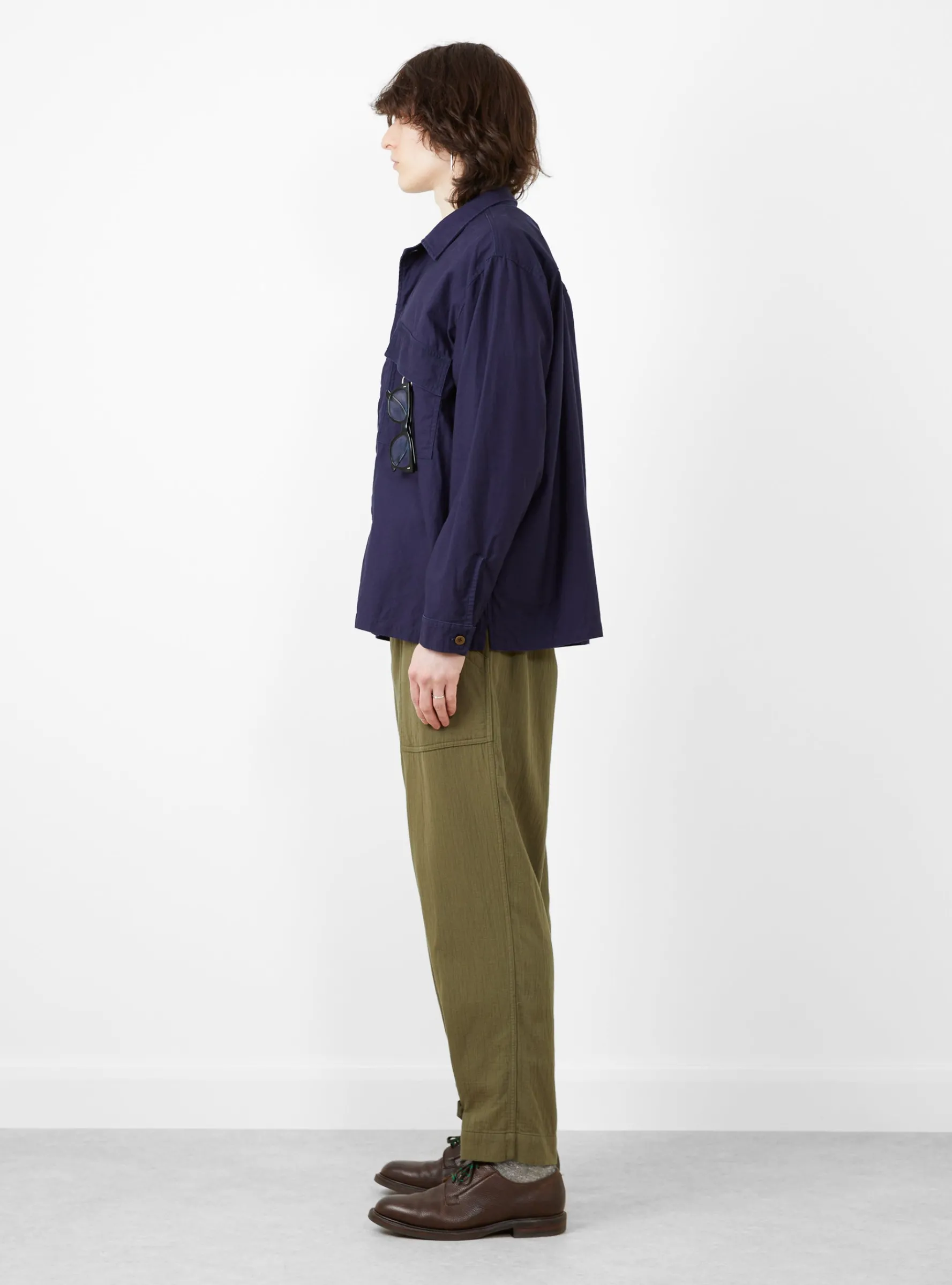 Warden Shirt Navy<TDR Sale