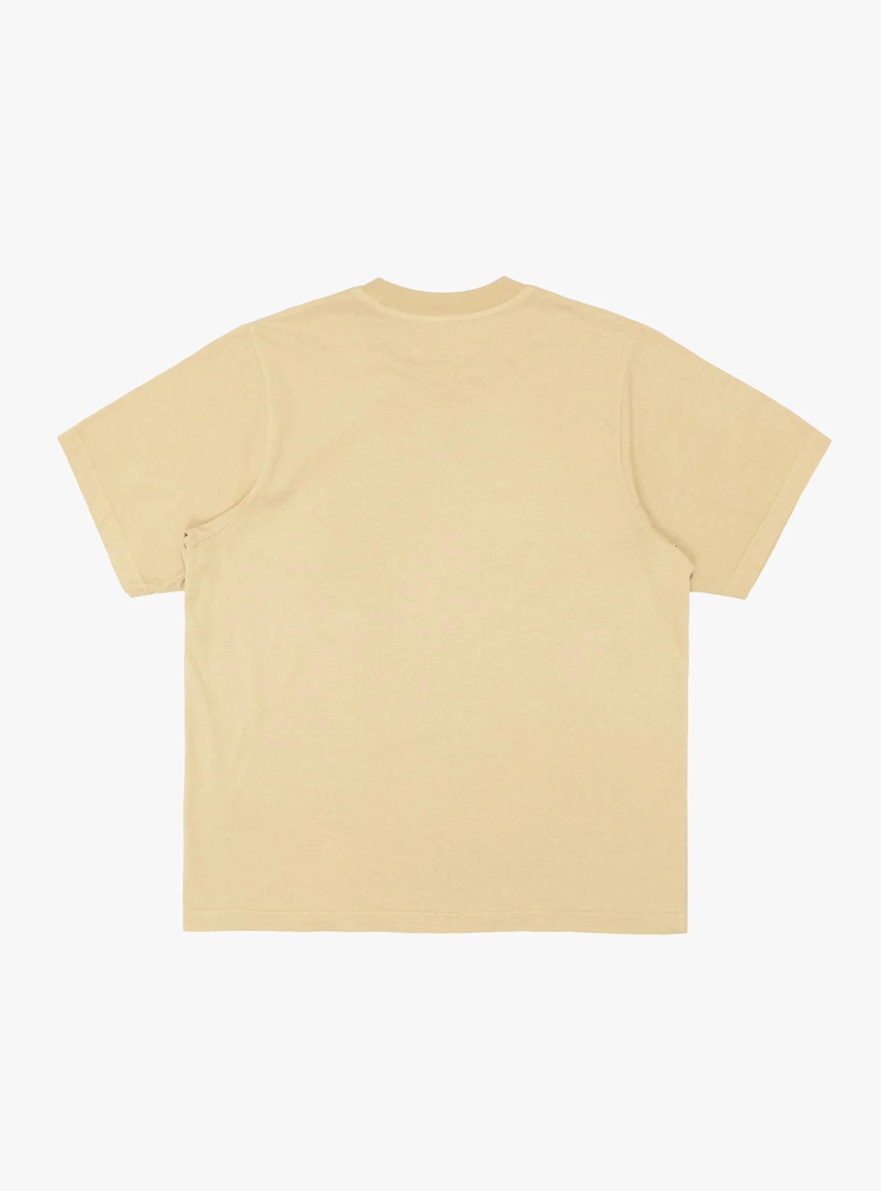 Wordmark Pigment Dyed T-Shirt Taupe<Museum of Peace and Quiet Online