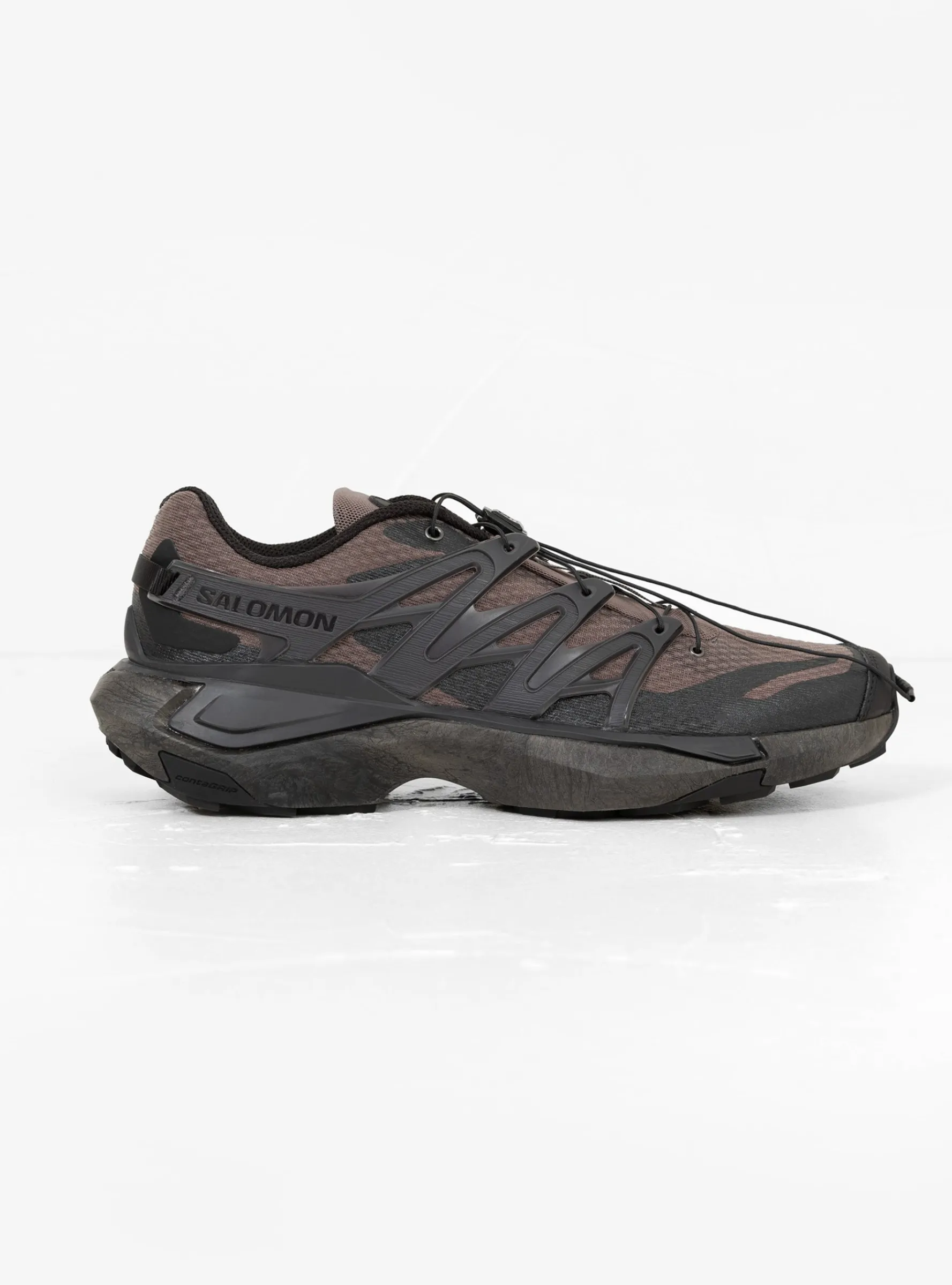 XT PU.RE ADVANCED Plum Kitten, Nine Iron & Black<Salomon Best