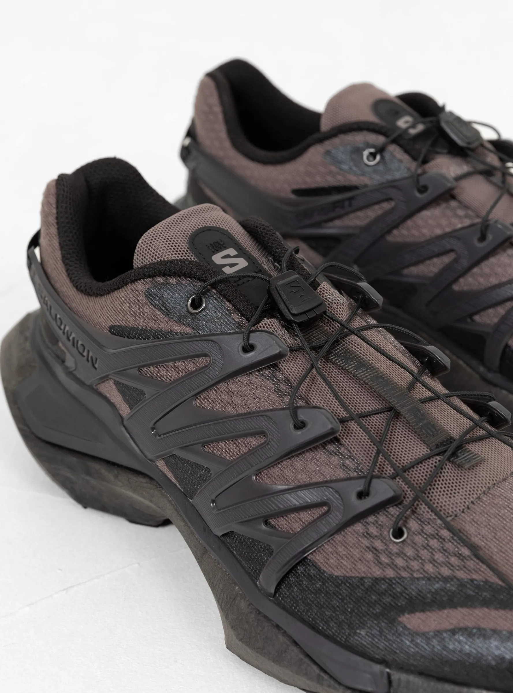 XT PU.RE ADVANCED Plum Kitten, Nine Iron & Black<Salomon Best