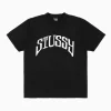 Arched Pigment Dyed Tee Black<Stüssy Fashion