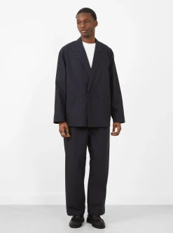 Cupro Mixed Easy Jacket Dark Navy<Still By Hand Sale