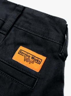 Drill Part Timer Shorts Black<Service Works Outlet