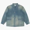 Nep Denim Coverall Jacket Blue<HERILL Fashion