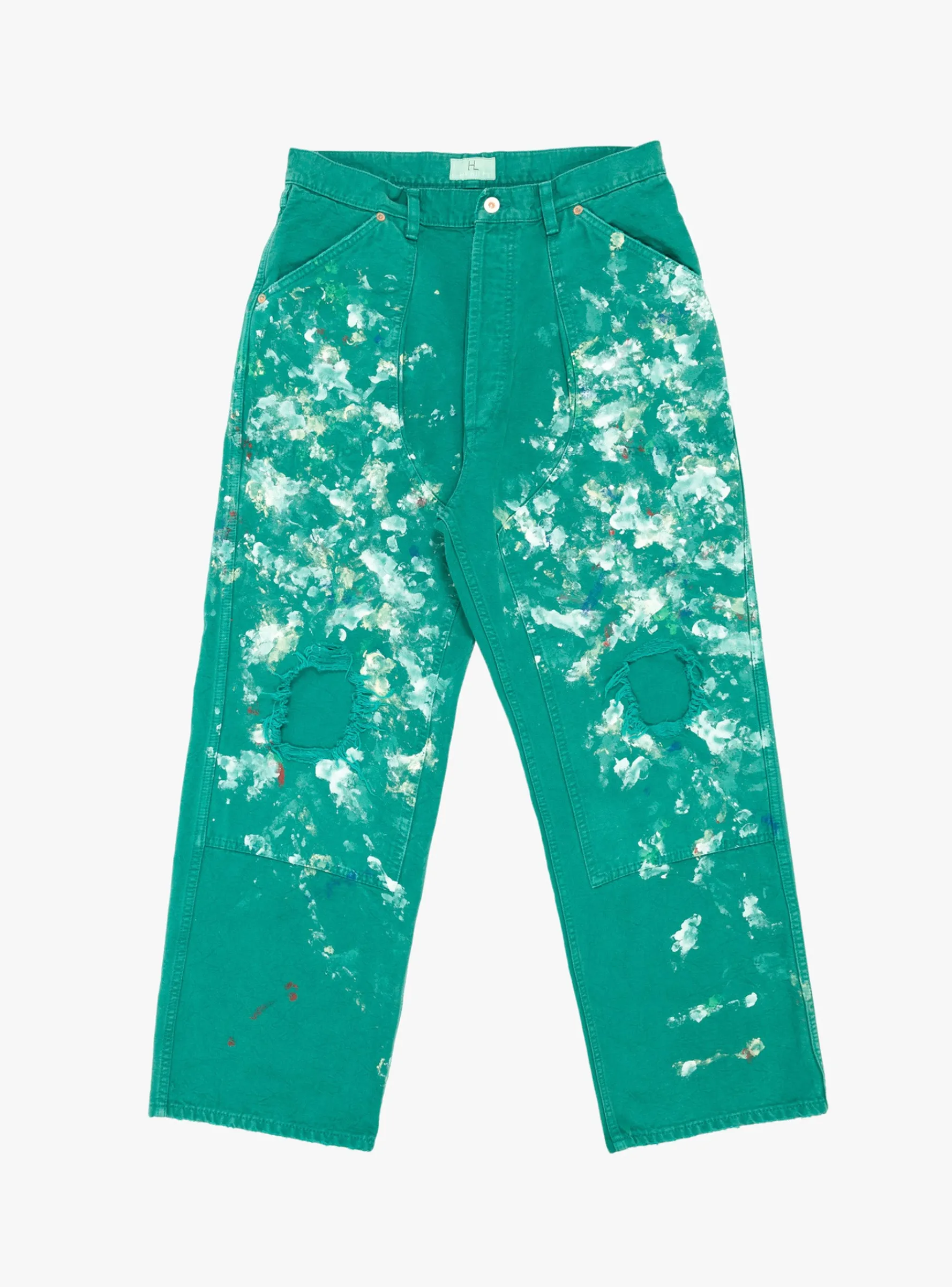 Splash Painter Pants Green<HERILL Online