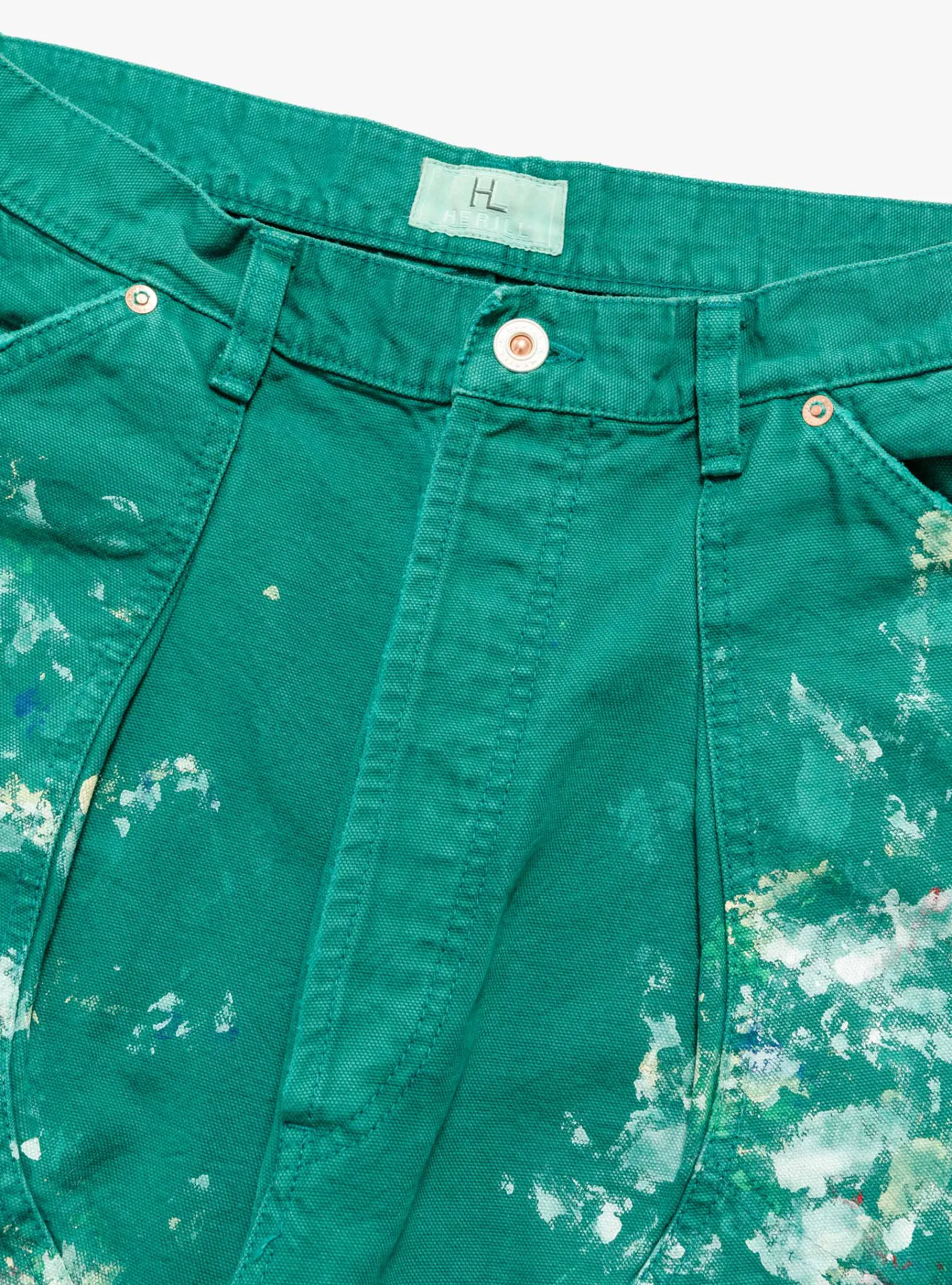 Splash Painter Pants Green<HERILL Online