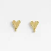 The Imprint On My Heart Studs Brass<Ruby Jack Hot
