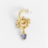The Pierrot Tomb Charm Hoop Tanzanite Blue<Ruby Jack Online