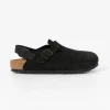 Tokio Suede Sandal Black<Birkenstock New